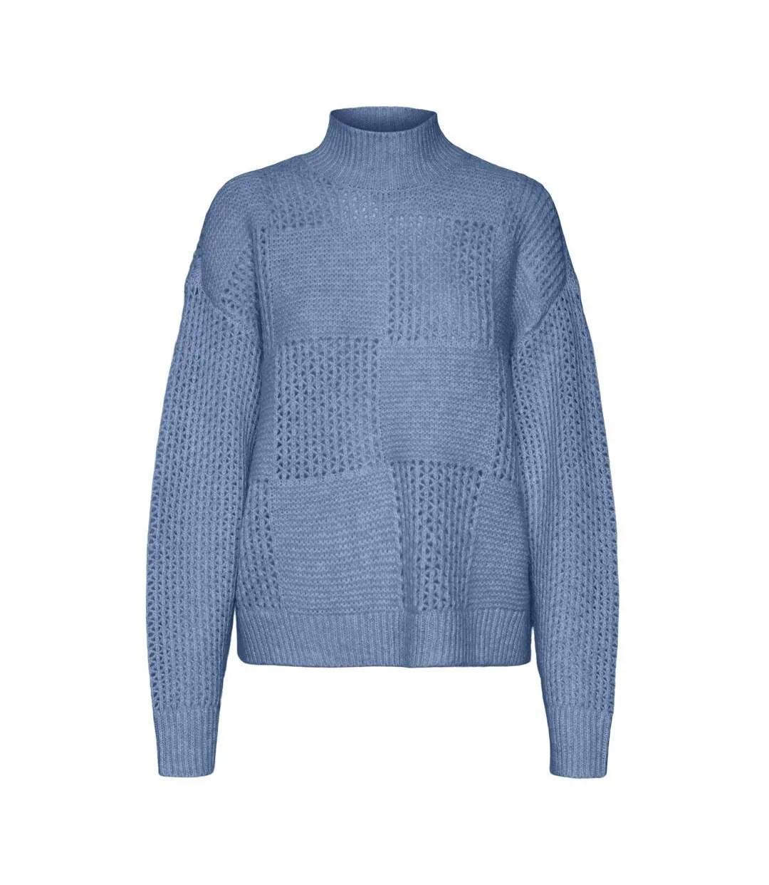Pull bleu femme vero moda moon-3
