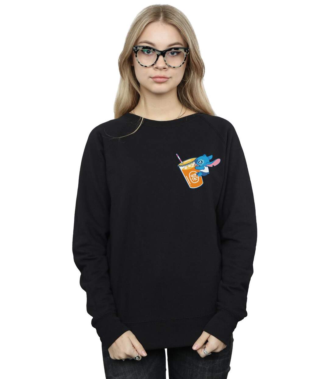 Disney Femmes/Les femmes Lilo And Stitch Drink Sweatshirt (Noir) - UTBI22450-2