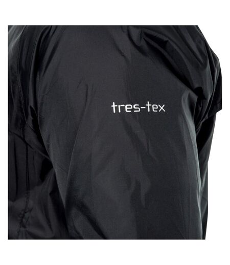 Trespass Adults Unisex Qikpac Packaway Waterproof Jacket (Black) - UTTP433