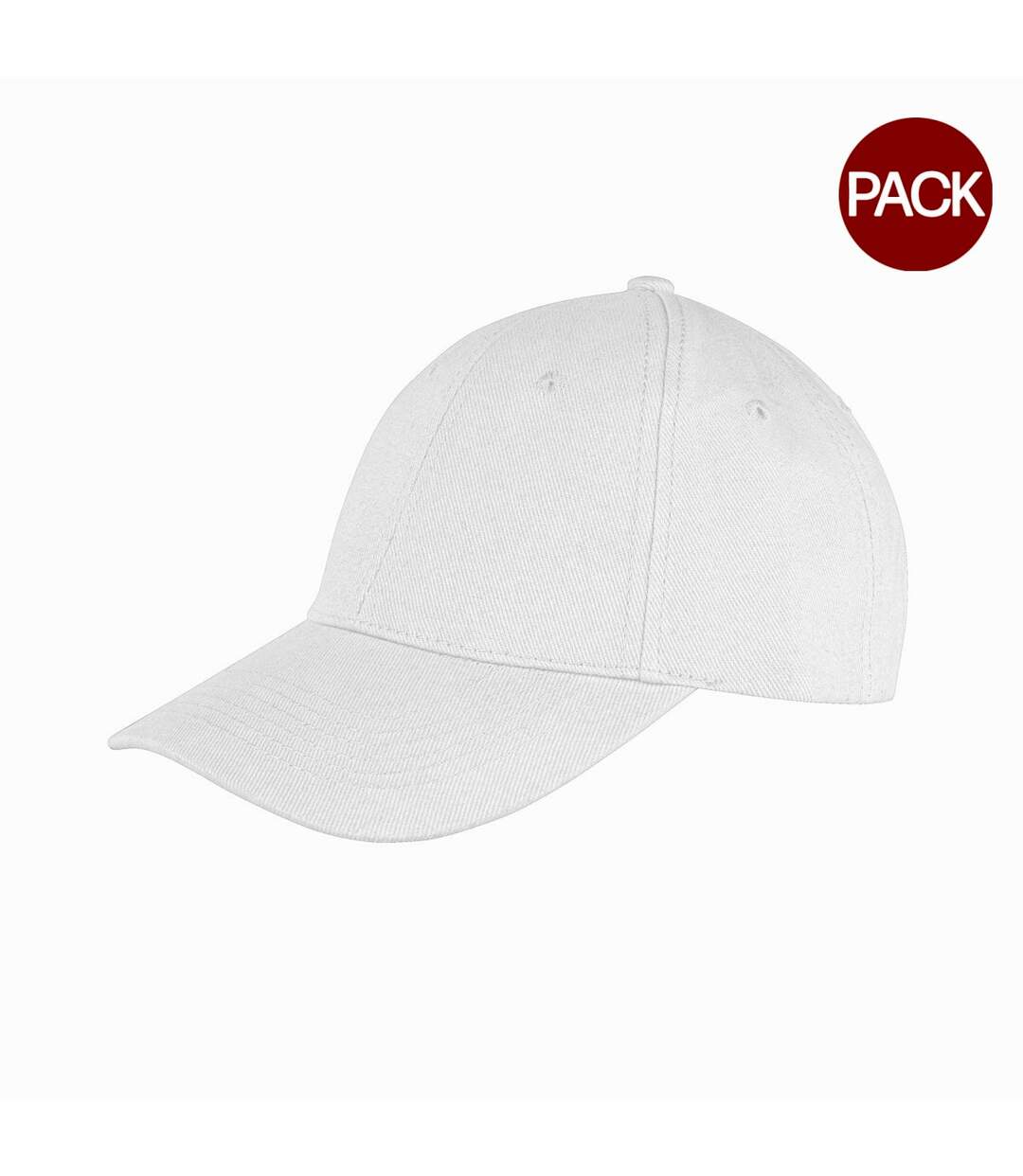 Lot de 2  Memphis casquettes adulte blanc Result-1