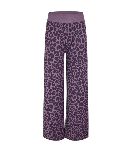 Pantalon De Détente Motif/style Imprimé Léopard Femme Violet Foncé Boss