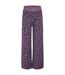 Pantalon De Détente Motif/style Imprimé Léopard Femme Violet Foncé Boss-1