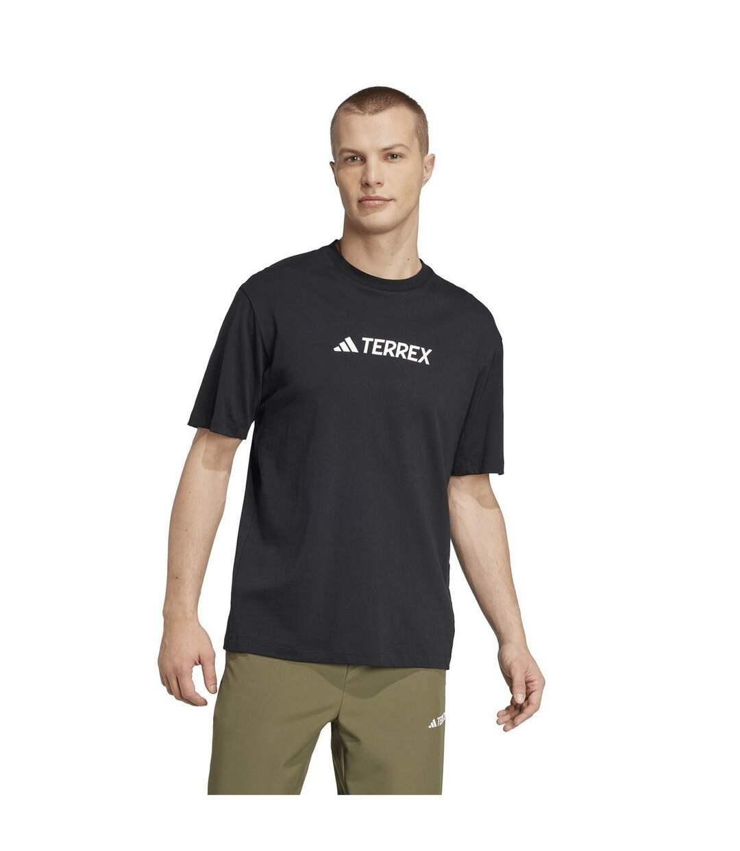 T-shirt Motif/style Logo Terrex Homme Noir Adidas-4
