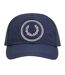 Casquette De Baseball Motif Logo Homme Bleu Marine Blanc Fred Perry-3