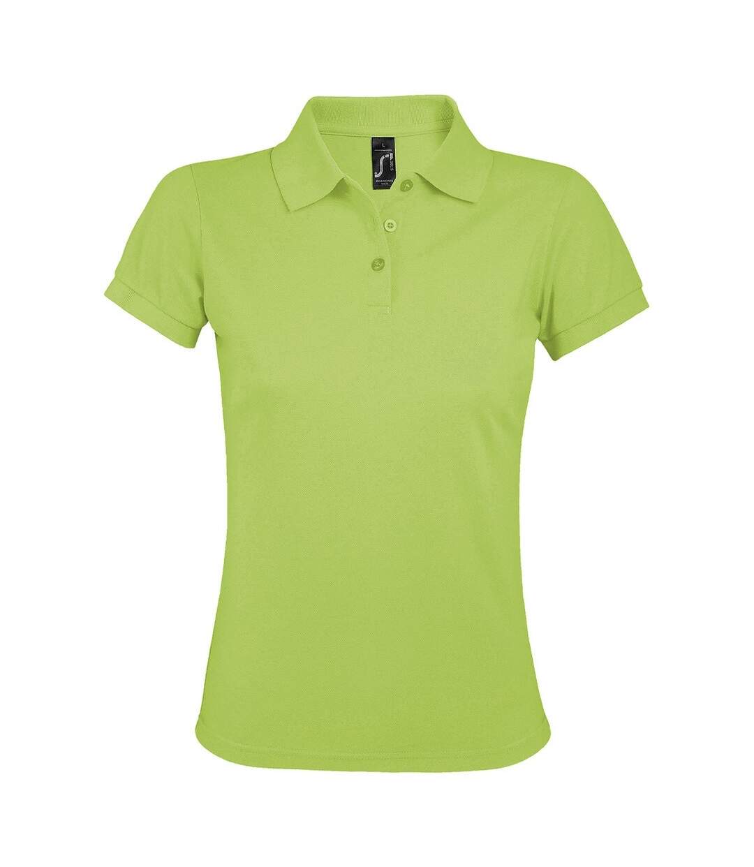 Polo manches courtes prime femme vert clair SOLS-1