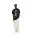 Mens Rueling The World Oversized T-shirt Black Forgotten Faces-1
