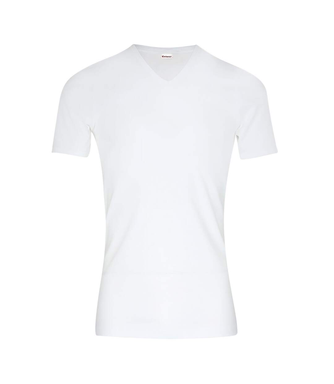 Tee-shirt col V manches courtes homme Pur coton Premium Fait en France Eminence.-1