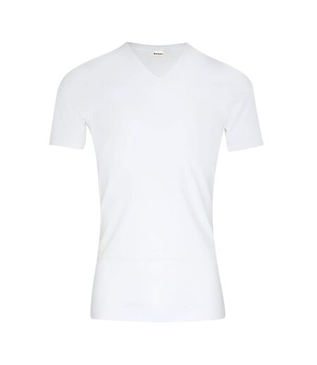 Tee-shirt col V manches courtes homme Pur coton Premium Fait en France Eminence.