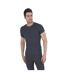 Mens Thermal Underwear Short Sleeve T Shirt (British Made) (Charcoal) - UTTHERM2