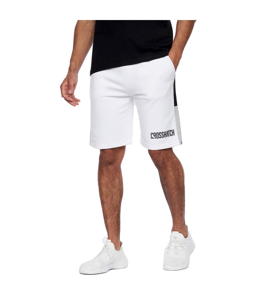 Short cramsures homme blanc Crosshatch-1