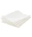 Lot de 4 Serviettes de Table Chambray 40x40cm Ecru-1