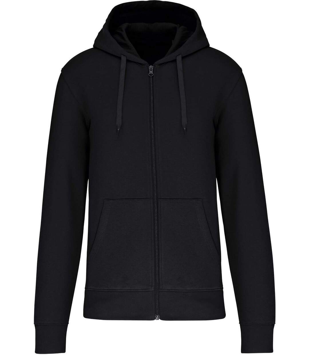 Veste à capuche zippé écoresponsable - homme - K4030 - noir