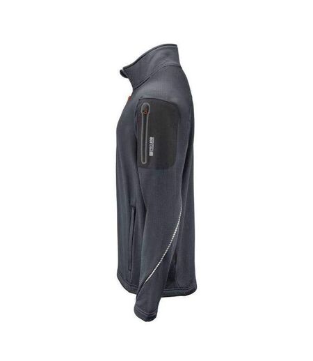 Mens 3319 Microfleece Fleece Jacket Grey Projob