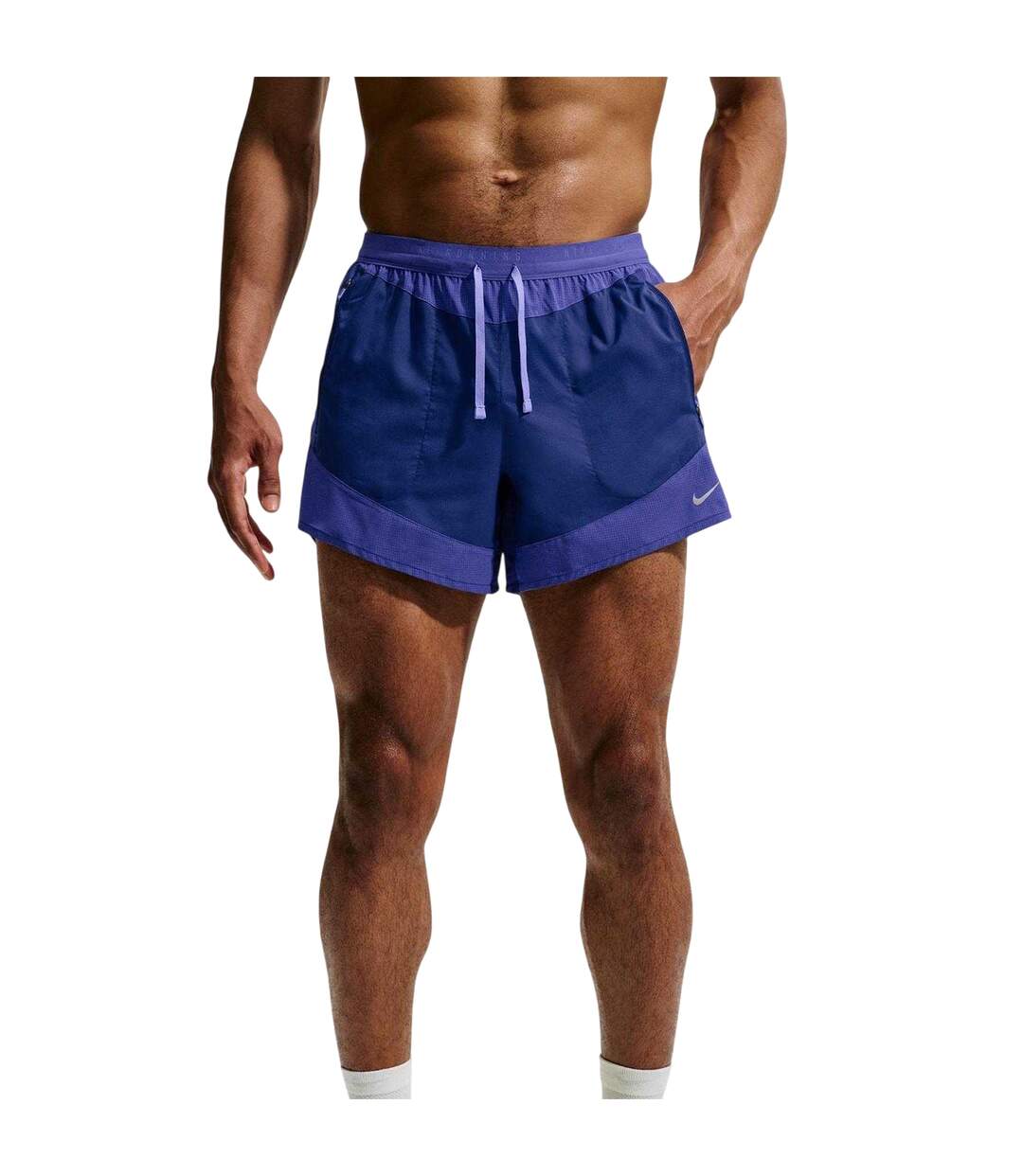 Short De Course Stride Homme Bleu Roi Foncé Nike-2