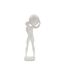 Statuette Homme Athlétique Atlas 50cm Blanc-3