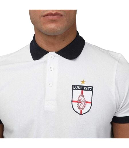 Polo Bobbys Goal Homme Blanc Luke 1977