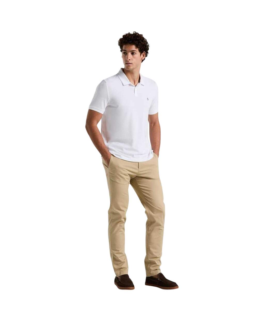 Polo Daddy Homme Blanc Vif Original Penguin-4
