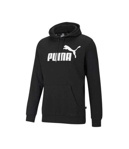 Sweat à Capuche Noir/Blanc Homme Puma Big Logo