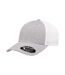 Casquette Trucker Motif/style Deux Tons Argenté Chiné Blanc Flexfit-3