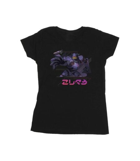 Disney T-shirt en coton Lightyear Zurg Complex Femme/Ladies (Noir) - UTBI29074
