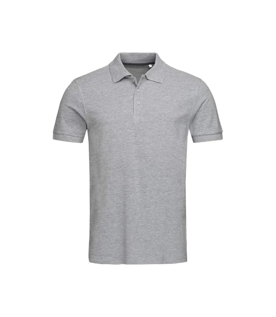 Polo Lux Homme Gris Chiné Stedman-1