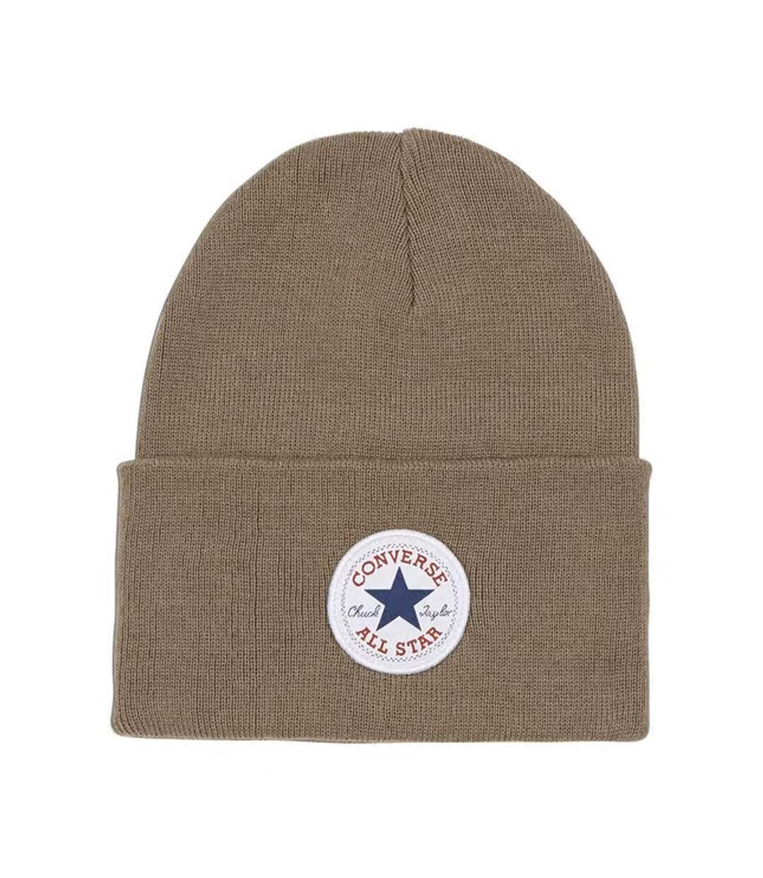 Bonnet Marron Clair Homme Converse Beanie - Taille unique-1