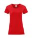 T-shirt Iconic Femme Rouge Fruit Of The Loom-1