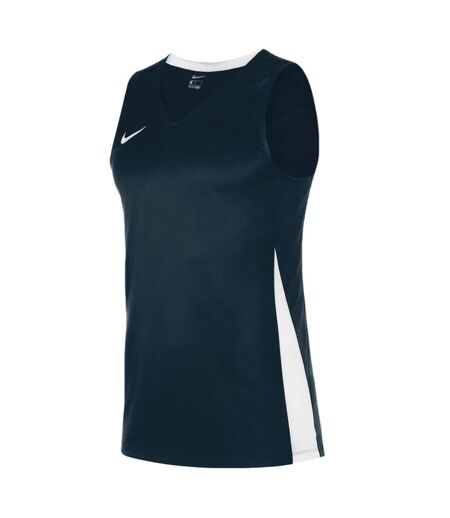 Mens Team V Neck Basketball Jersey Obsidian Blue White Nike