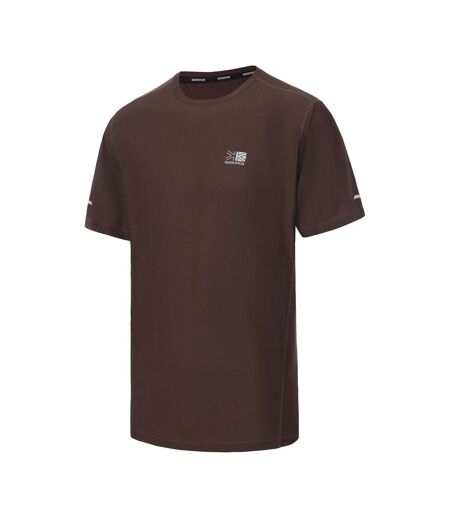 Mens Running T-shirt Chocolate Brown Karrimor