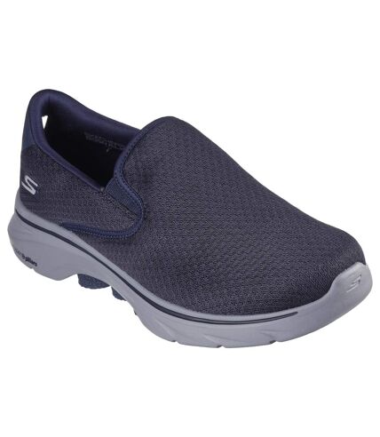 Mens go walk 7 slip-on trainers navy Skechers