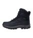 Elbrus Mens Spike Waterproof Mid Cut Snow Boots (Black/Dark Grey) - UTIG1563