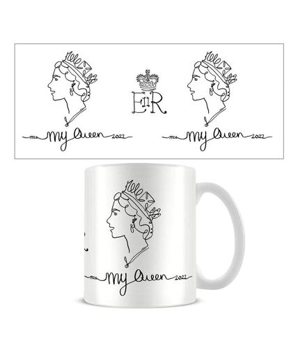 Queen Elizabeth II - Mug MY QUEEN (Blanc) (Taille unique) - UTPM4753