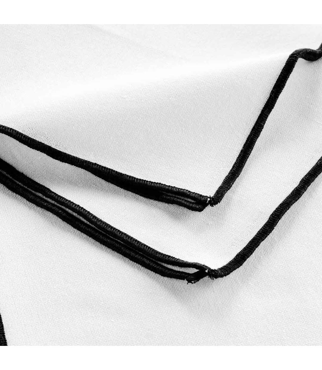 Lot de 3 Serviettes de Table Mistraline 40x40cm Blanc-2