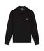 Polo Manches Longues Motif/style Logo Brodé Homme Noir Lyle & Scott-2