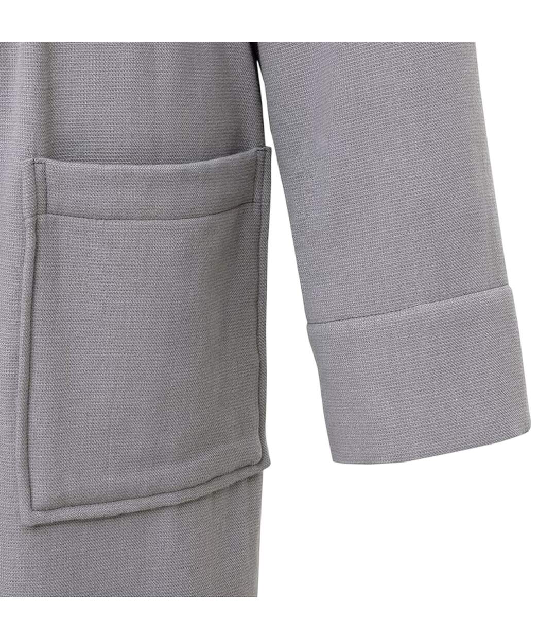 Peignoir Motif/style Détail Rayé Blinea Femme Gris Foncé Boss-3