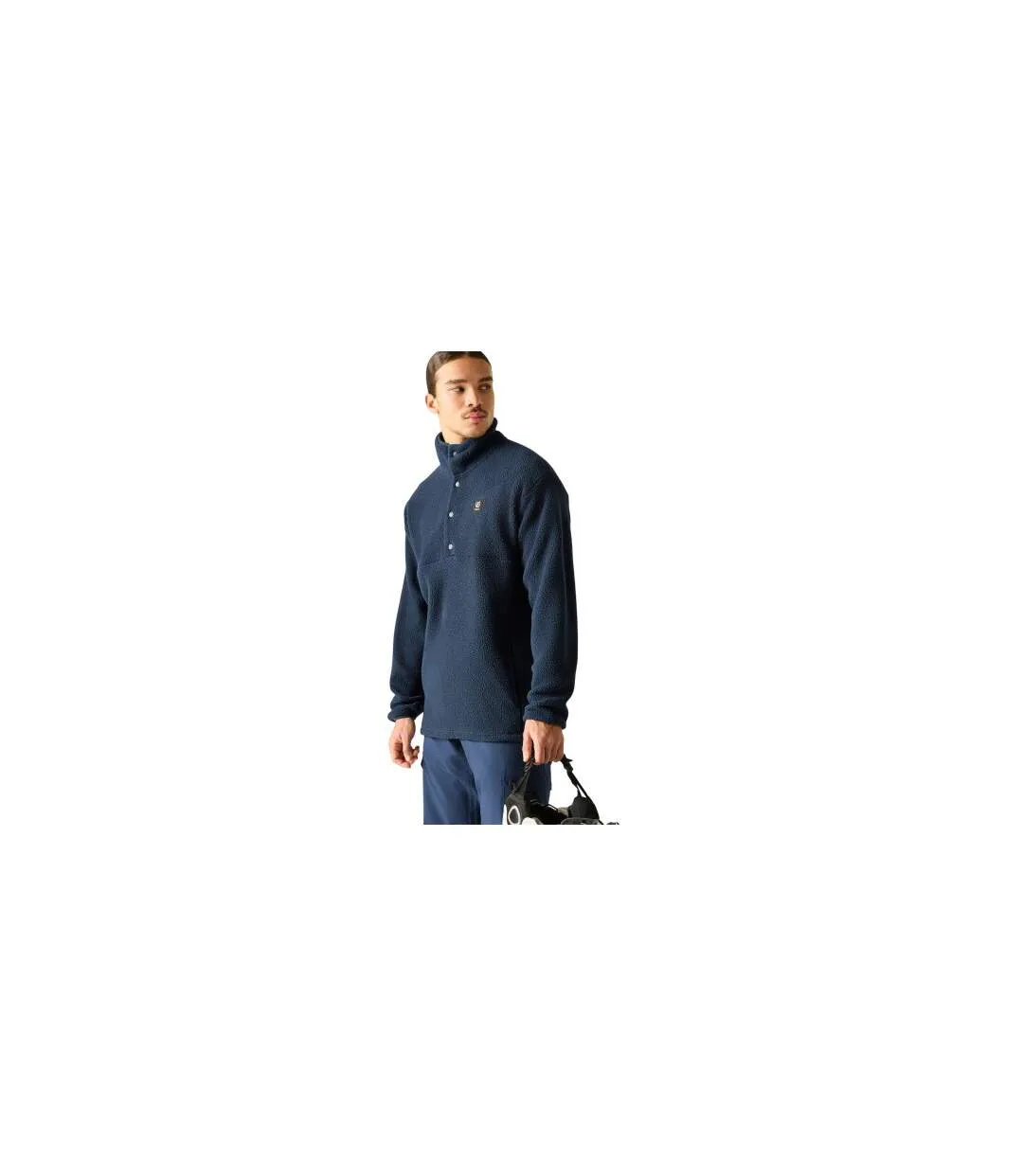 Mens Twin Tip Snap Fleece Top Navy Dare 2B-1