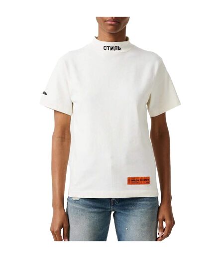 T-shirt ctnmb femme blanc / noir Heron Preston