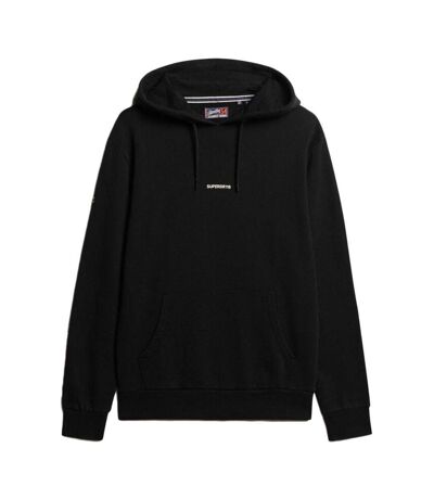 Sweat à capuche noir homme superdry plain hood - xxl