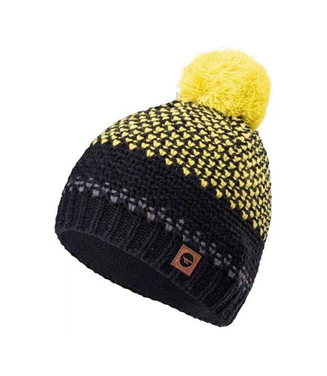 Bonnet Hervin Enfant Noir Jaune Hi-Tec-3