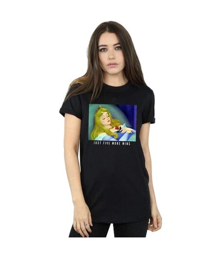 Disney Princess - T-shirt SLEEPING BEAUTY FIVE MORE MINUTES - Femme (Noir) - UTBI51881