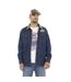 Chemise homme manches longues chambray et col velours et patch Fuel Vondutch-1