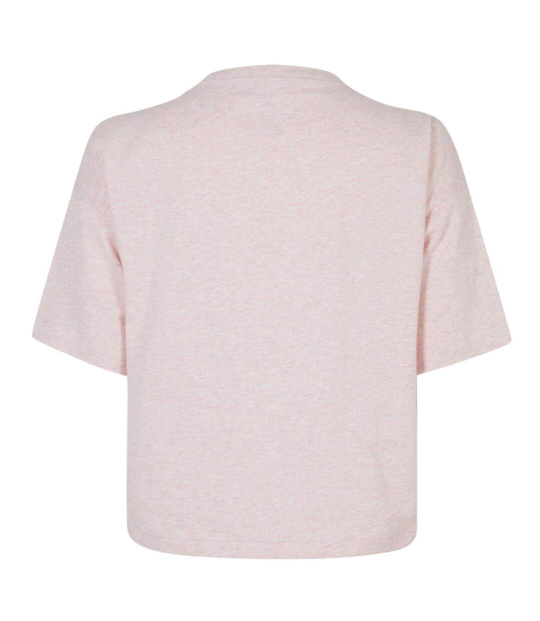 T-shirt Motif/style Passepoil Contrasté Barbie Femme Écru Chiné Reebok-2