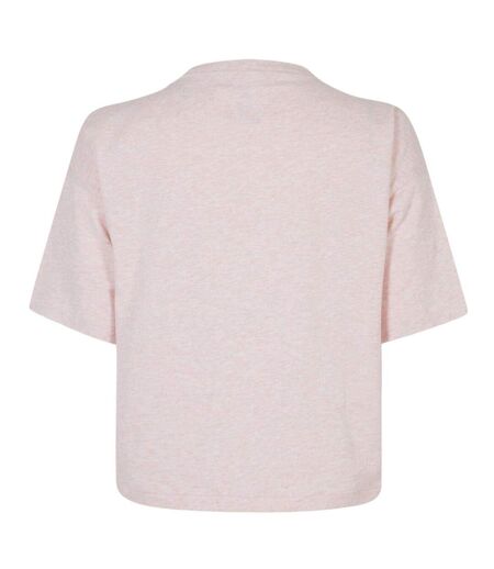 T-shirt Motif/style Passepoil Contrasté Barbie Femme Écru Chiné Reebok