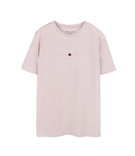 T-Shirt rose clair homme teddy smith jim