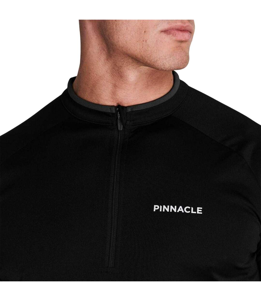 Maillot De Cyclisme Manches Courtes Homme Noir Pinnacle-4