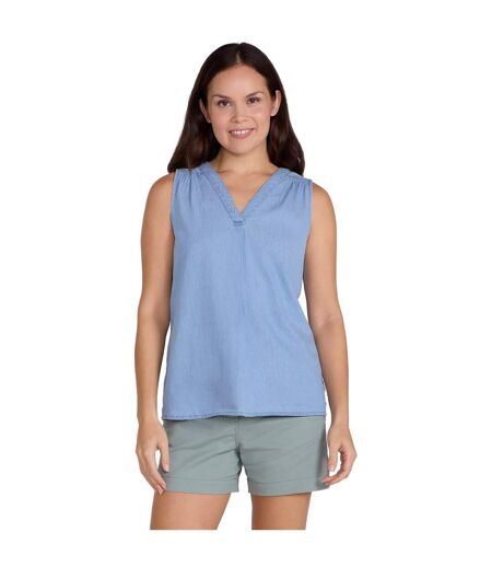 Haut sans manches tuscany femme bleu clair Mountain Warehouse