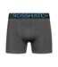 Pack Of 3  Mens Knightling Logo Boxer Briefs  Blue Black Crosshatch-3