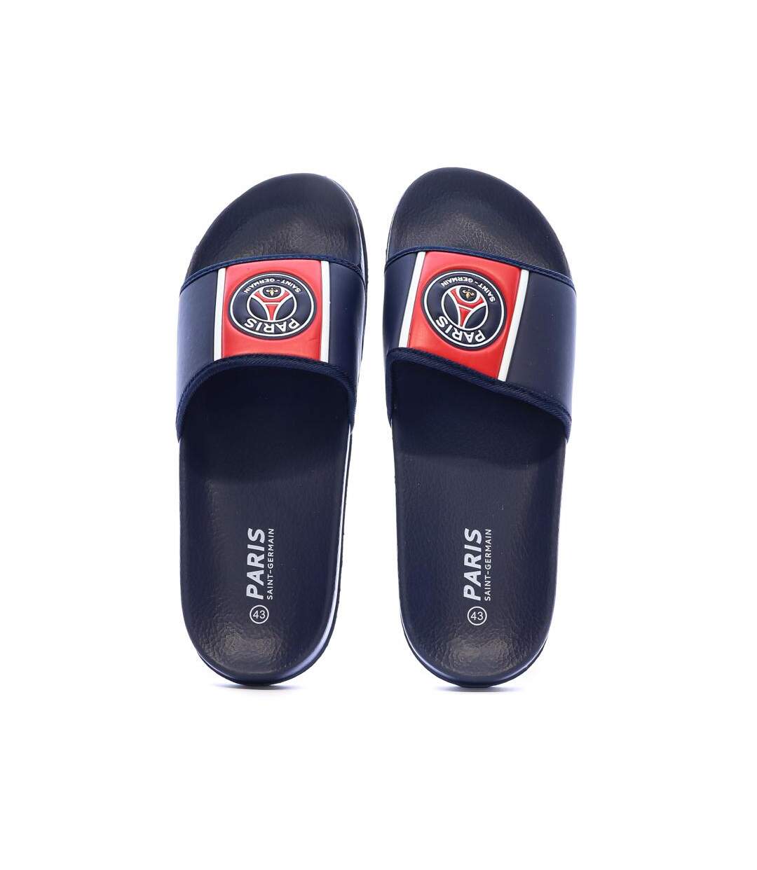 Claquettes marine homme psg potion-3