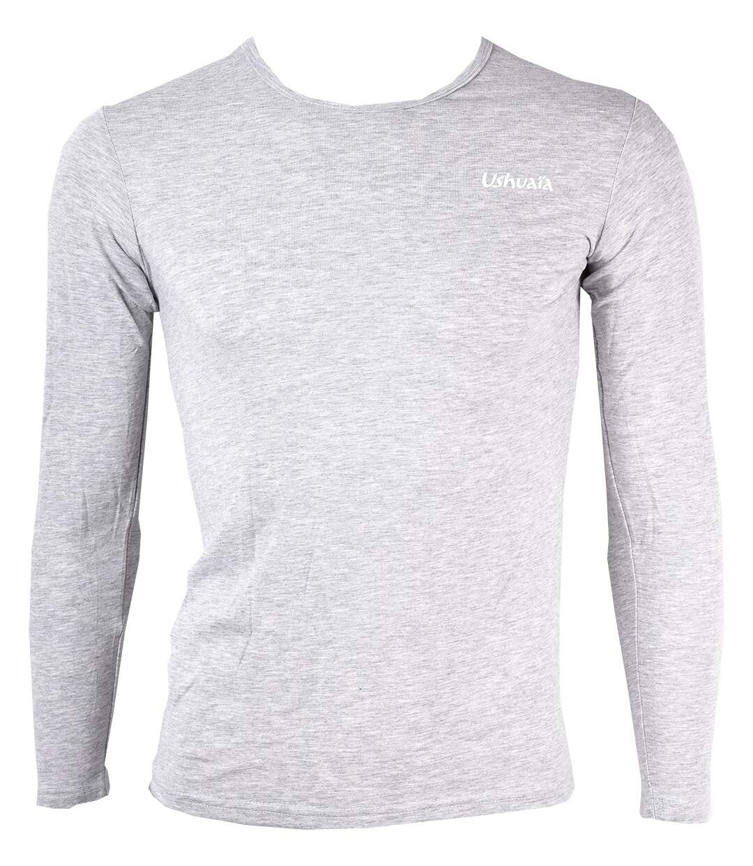 T Shirt Homme USHUAIA THERMO USHR108 GRIS-1