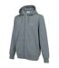 Mens Polycotton Full Zip Hoodie Slate Grey Slazenger-3